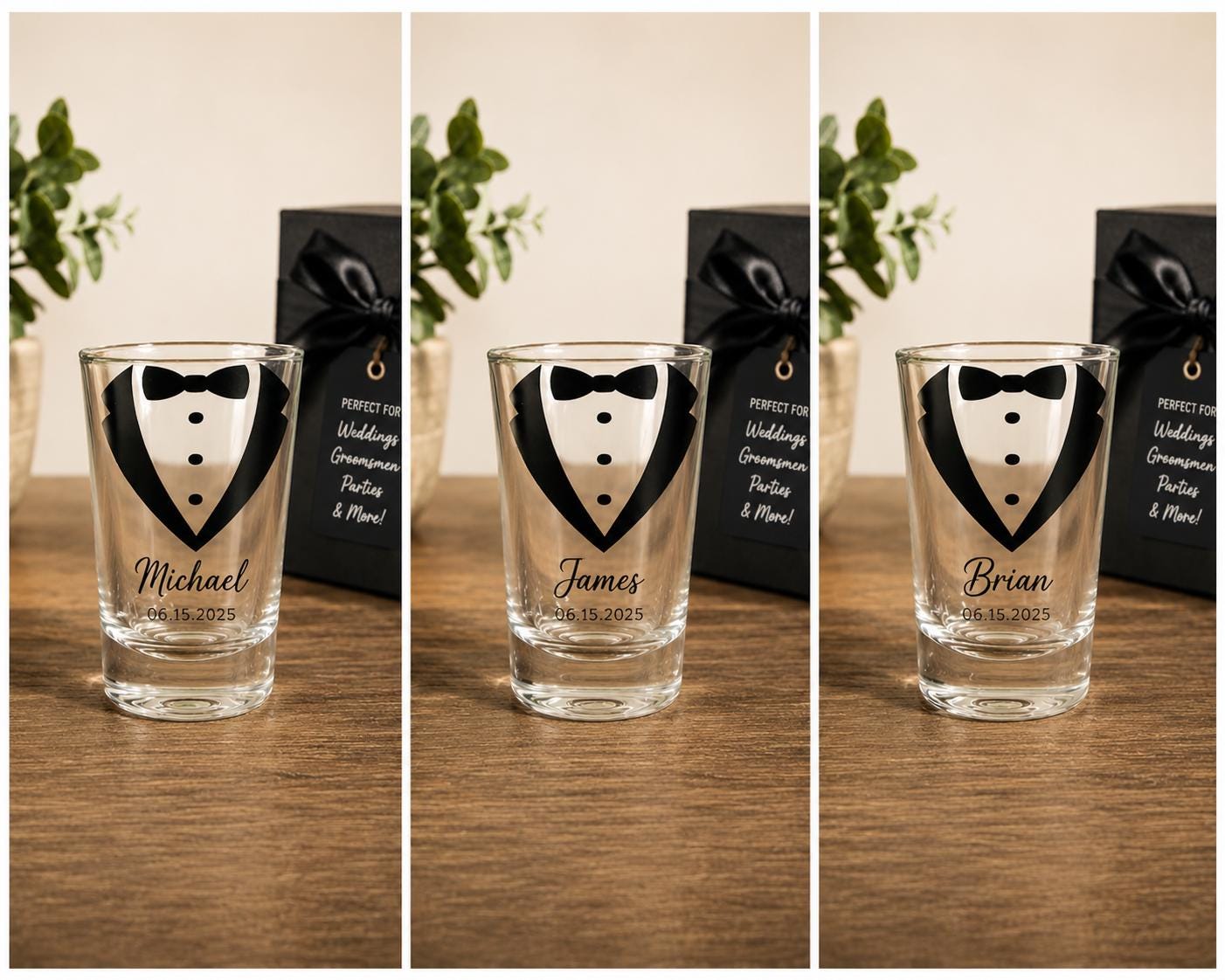 Personalised shot glasses