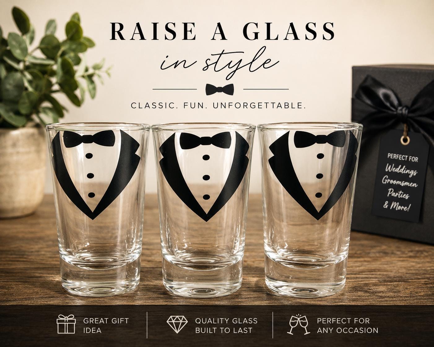 Personalised shot glasses