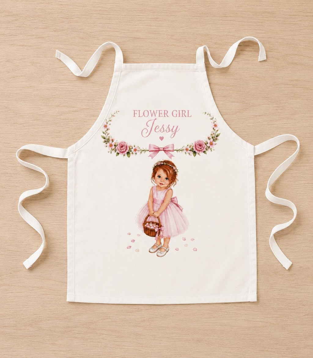 Personalised Kids Wedding Apron