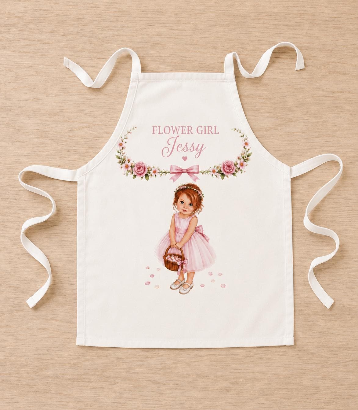 Personalised Kids Wedding Apron
