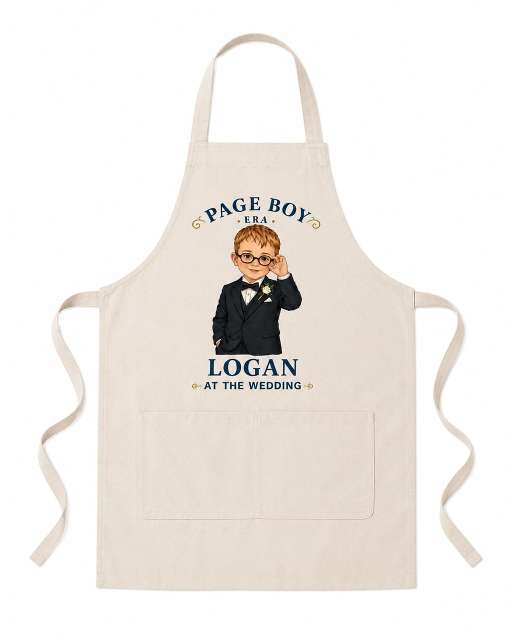 Personalised Kids Wedding Apron
