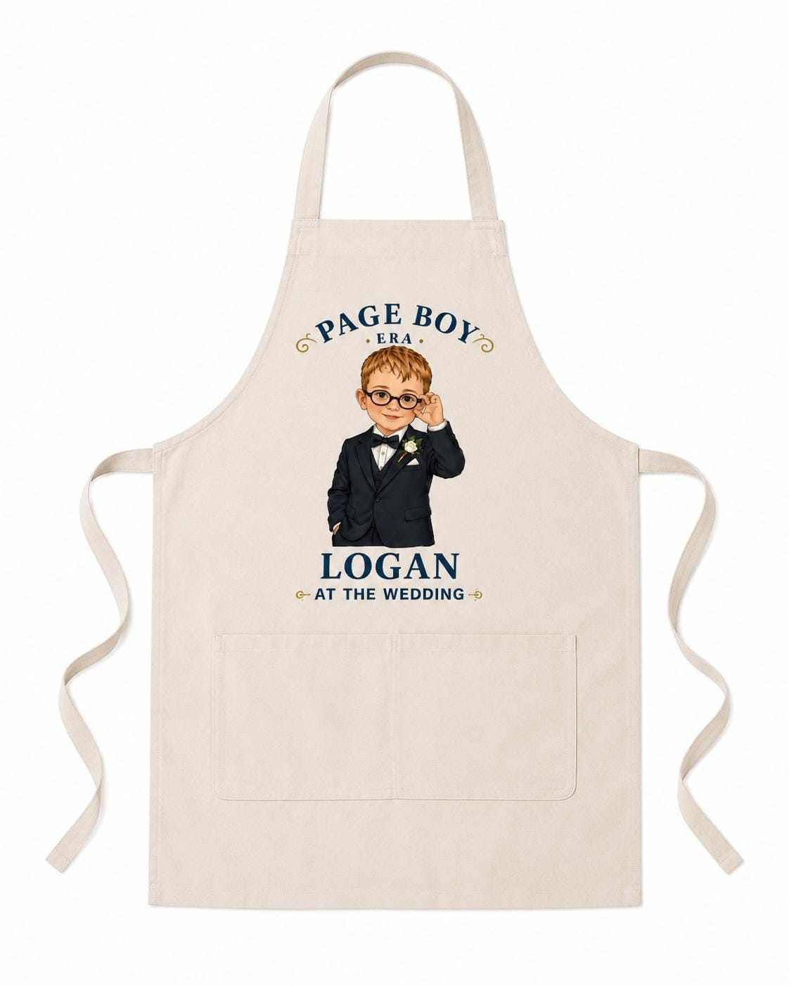 Personalised Kids Wedding Apron
