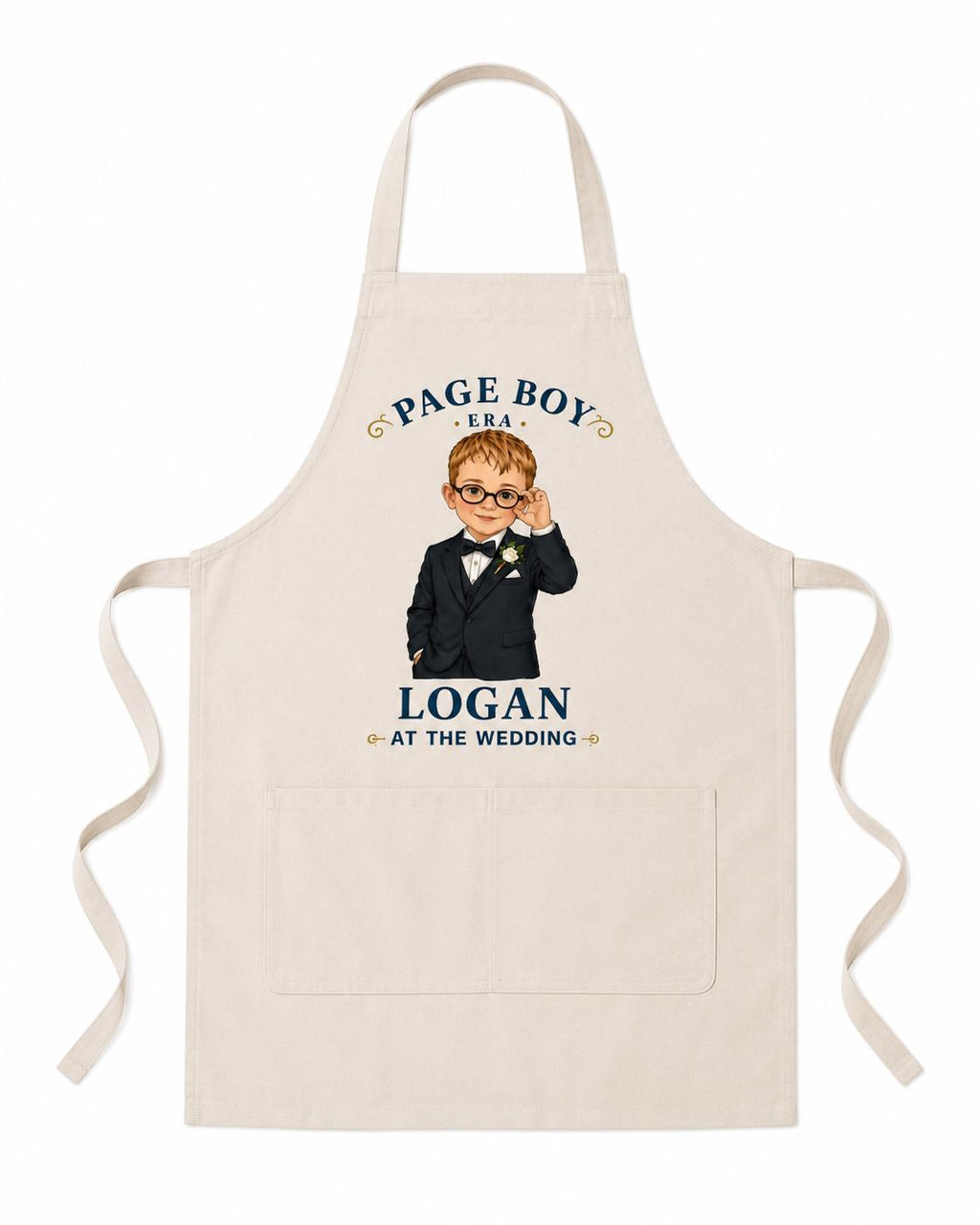 Personalised Kids Wedding Apron