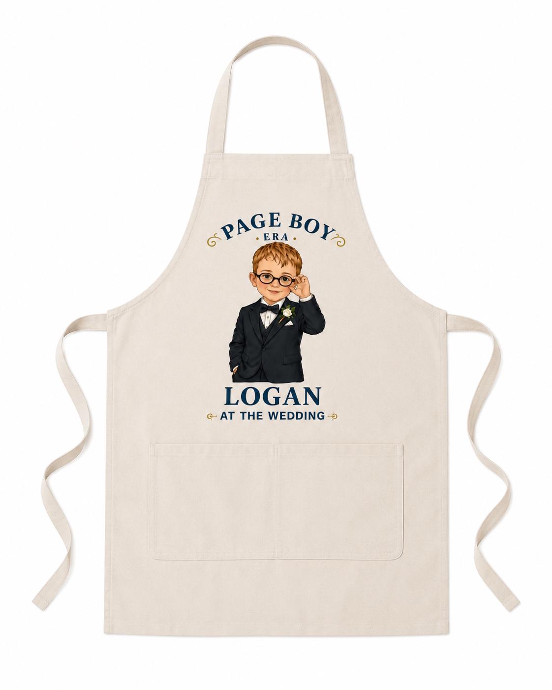 Personalised Kids Wedding Apron